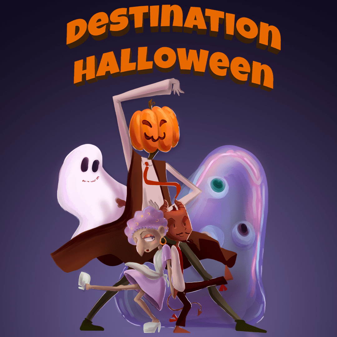Image d'illustration de l'escape game Destination Halloween. Escape game en famille à la maison