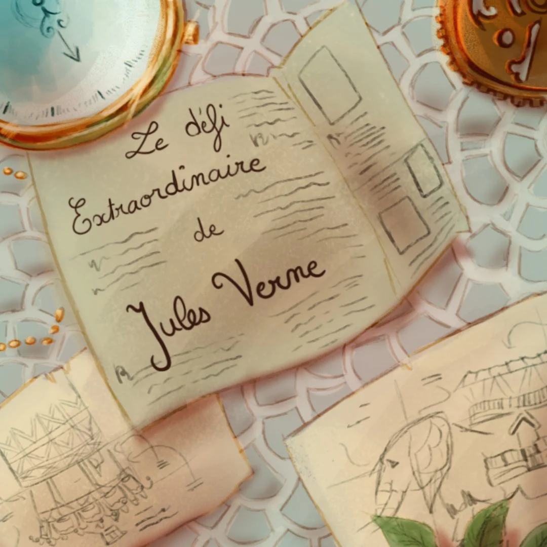 Image d'illustration de l'escape game L’extraordinaire défi de Jules Verne. Escape game extérieur à Nantes