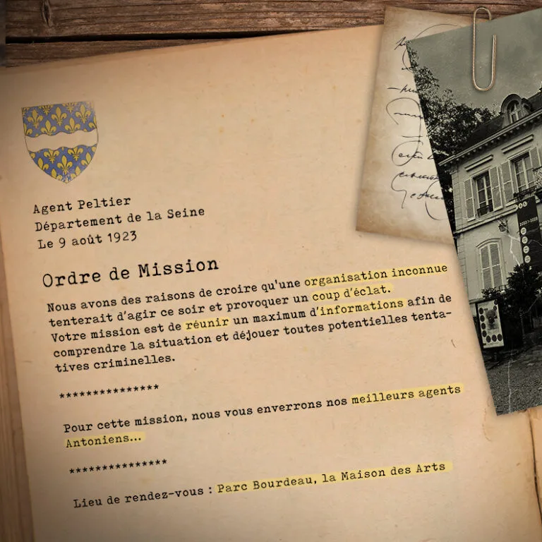 Image d'illustration de l'escape game La Chic Enquête. Escape game Extérieur à Antony